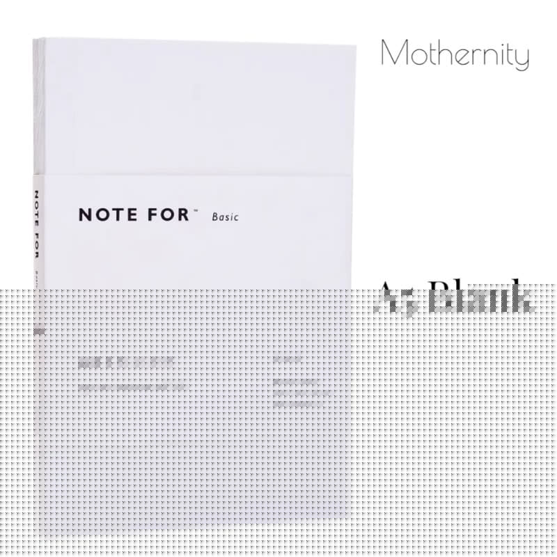 A5/A6 Minimalist Notebook | 100gsm | Grid Ruled Blank | 160 Pages Bullet Journal | Mothernity