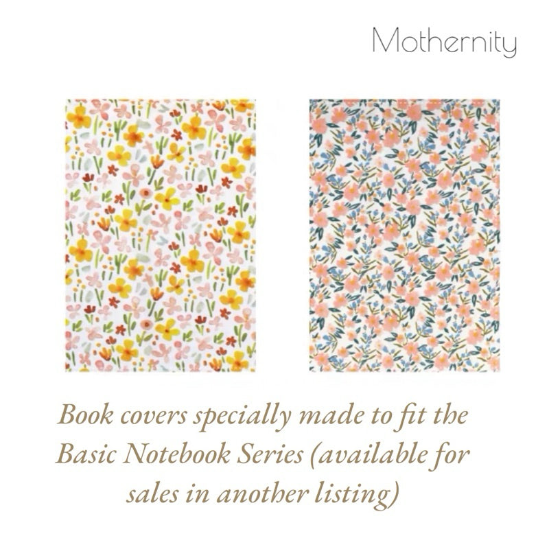 A5/A6 Minimalist Notebook | 100gsm | Grid Ruled Blank | 160 Pages Bullet Journal | Mothernity