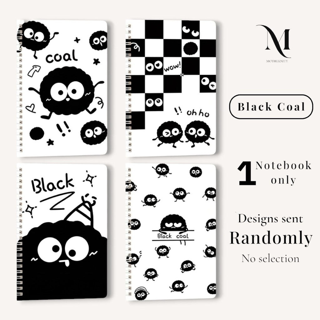 A5 Spiral Notebook 60 Sheets | 120 Pages | Soft-Style Illustrated Cover | Lined Journal School Gift