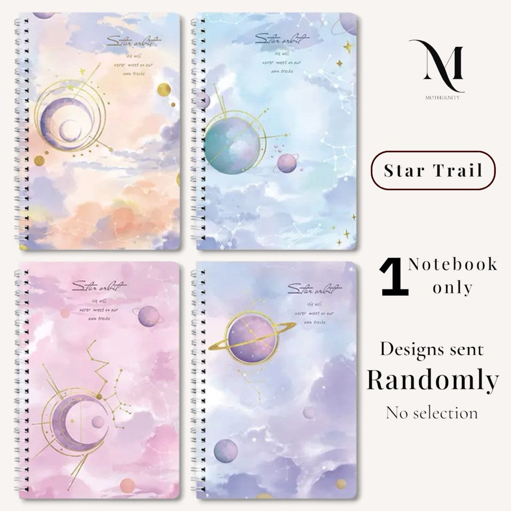 A5 Spiral Notebook 60 Sheets | 120 Pages | Soft-Style Illustrated Cover | Lined Journal School Gift
