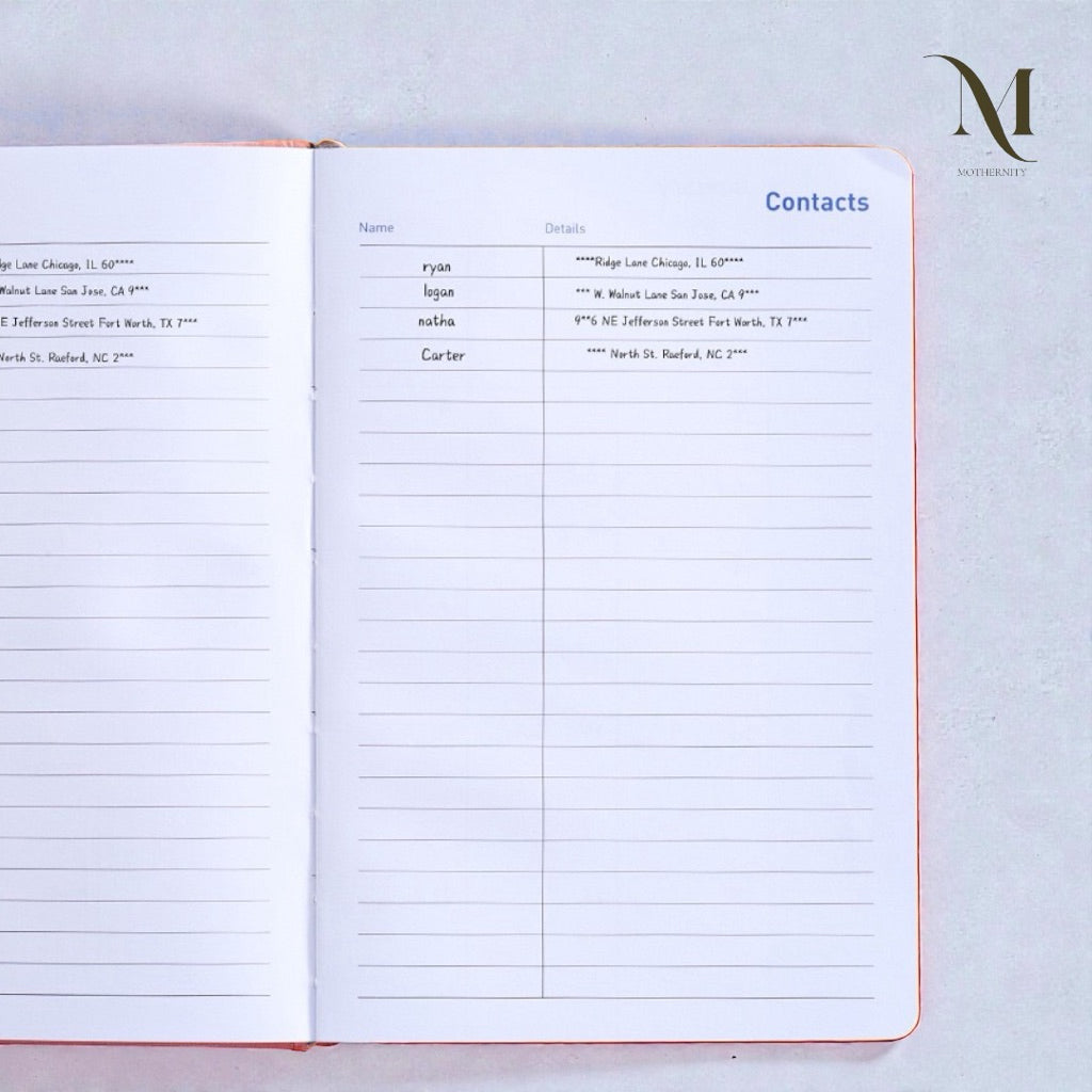 2026–2027 A5 Weekly & Monthly Planner – PU Cover Pen Loop Stickers Set 18-Month Agenda Mothernity