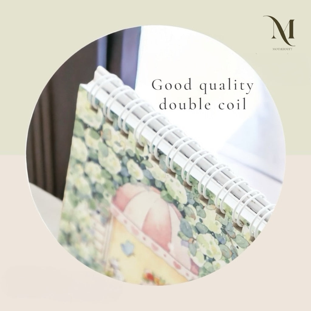 2026 Illustrated Desk Calendar | Pastel Storybook Scenes | Desktop Standing Calendar Mothernity