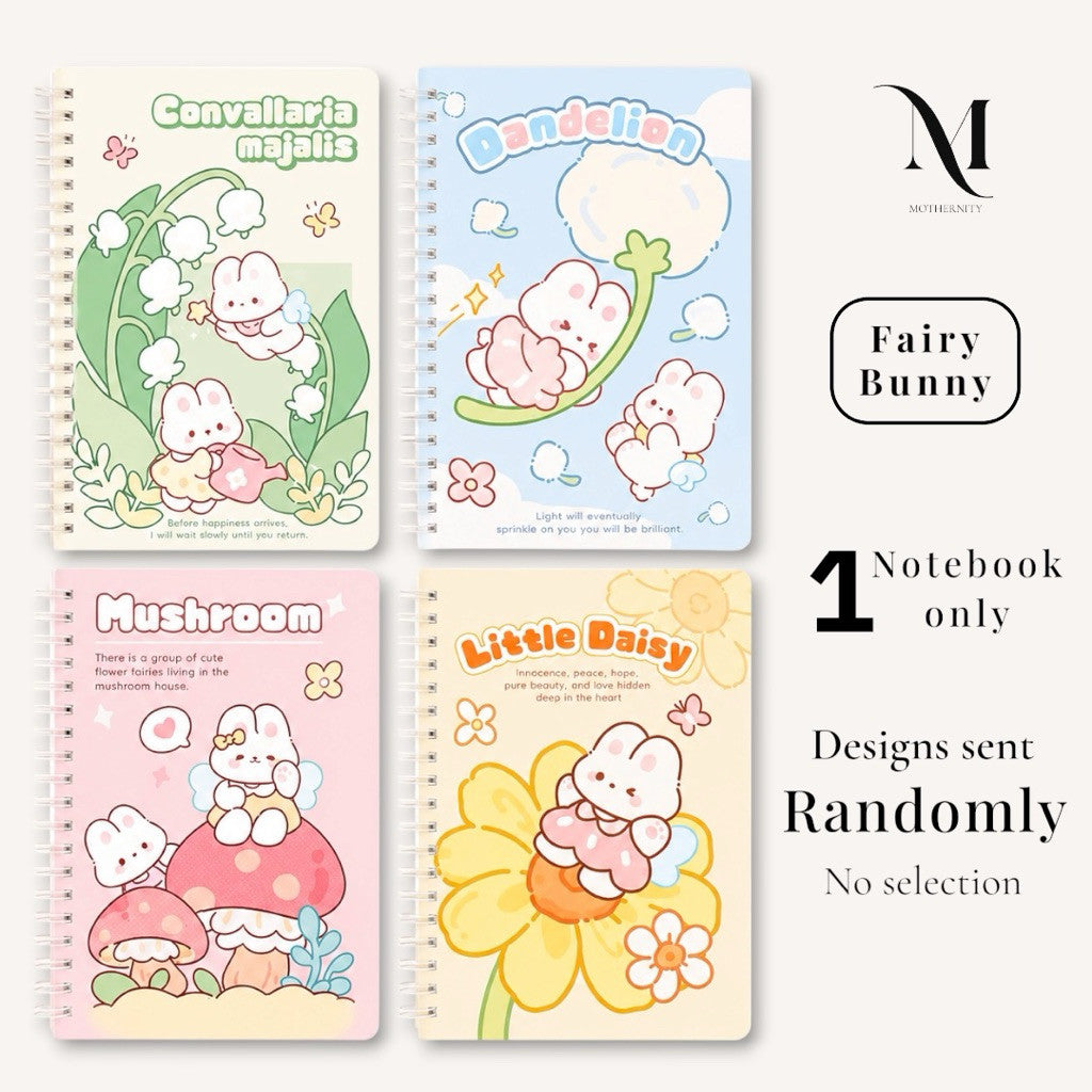A5 Spiral Notebook 60 Sheets | 120 Pages | Soft-Style Illustrated Cover | Lined Journal School Gift