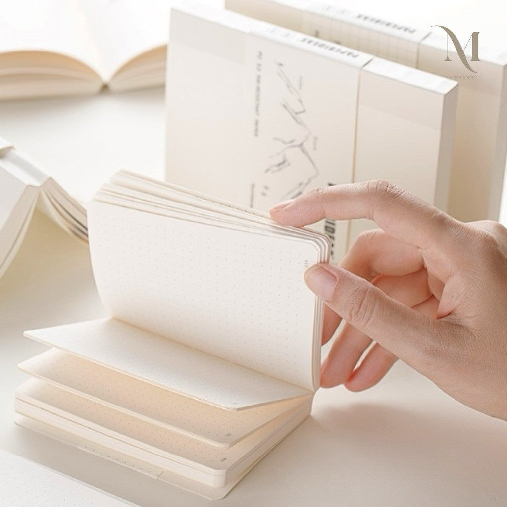 Paperideas PD 3.0 Notebook | A5 A6 A7 | Ink Resistant Paper | Grid Dot Lined Blank | Mothernity