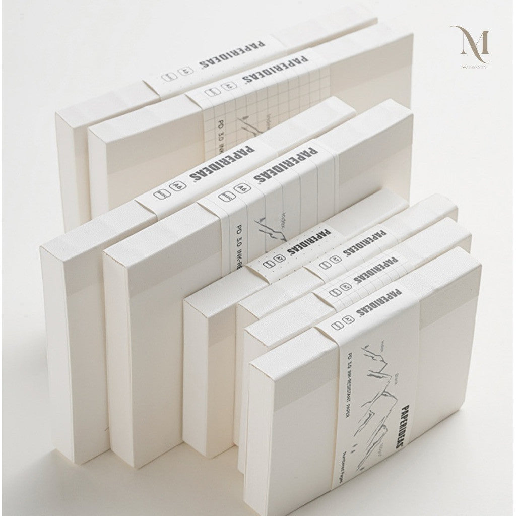 Paperideas PD 3.0 Notebook | A5 A6 A7 | Ink Resistant Paper | Grid Dot Lined Blank | Mothernity