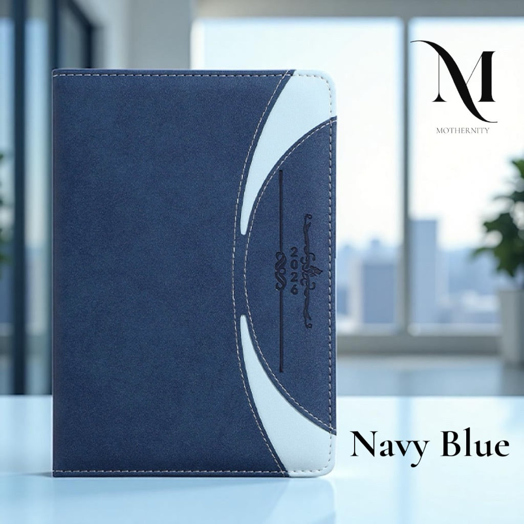 A5 2026 Daily Planner | English 365 Days Organizer | Elegant Minimalist Schedule Book