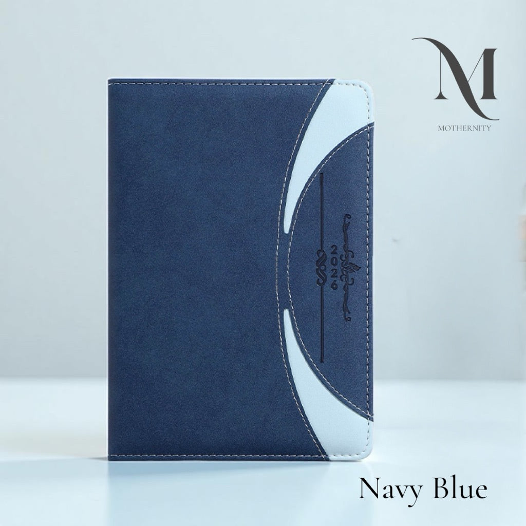 A5 2026 Daily Planner | English 365 Days Organizer | Elegant Minimalist Schedule Book