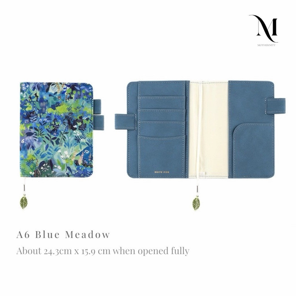 Notefor Floral Fabric Journal Cover A5 A6 | Notebook Cover with Pen Holder & Bookmark