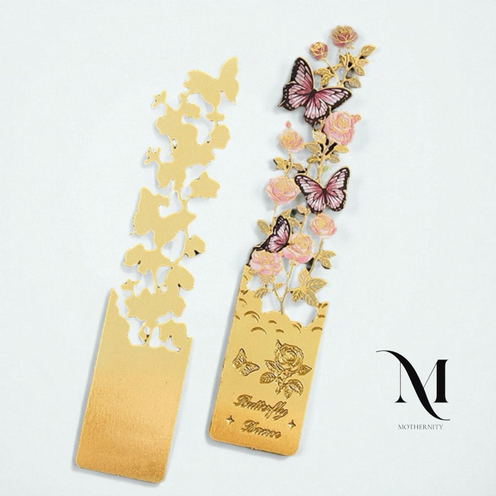 Butterfly Metal Bookmark – Vintage Hollow Design Elegant Gift for Book Lovers | Mothernity