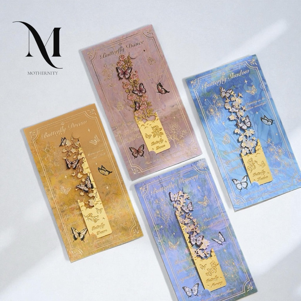 Butterfly Metal Bookmark – Vintage Hollow Design Elegant Gift for Book Lovers | Mothernity