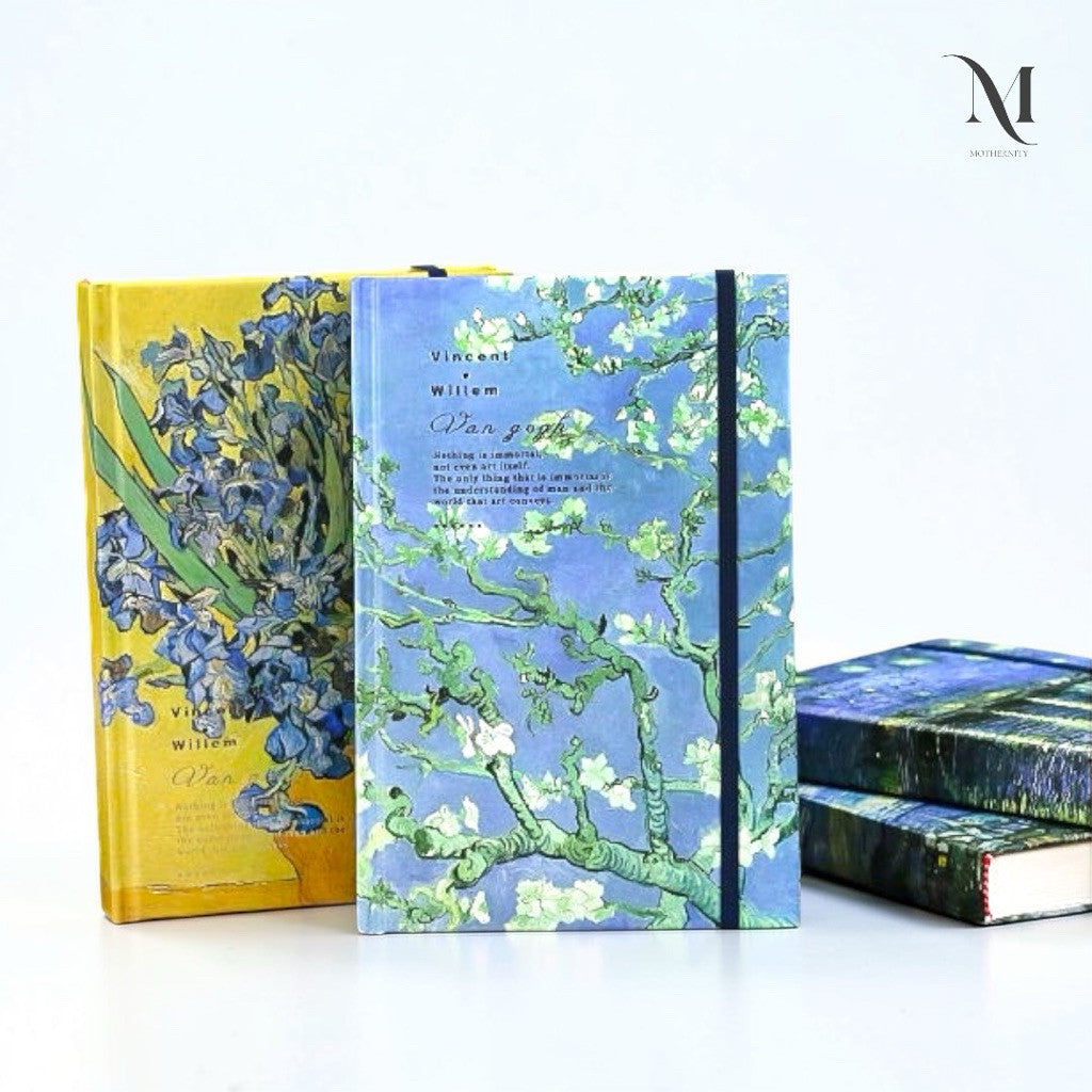 Premium A5 Hardcover Sketchbook Mothernity 130gsm Blank Paper Art Journal Drawing Notebook