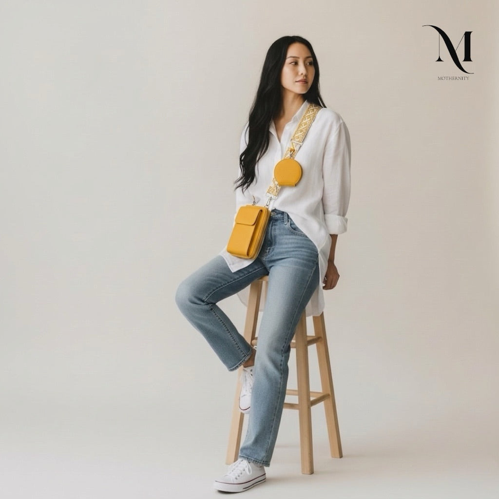 Minimalist Crossbody Phone Bag with Coin Pouch