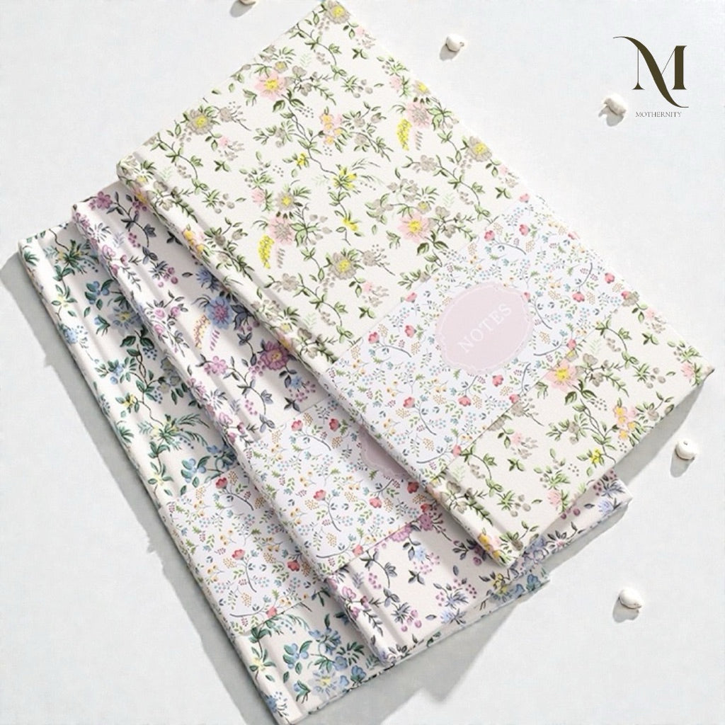 Floral Slim Softcover Notebook