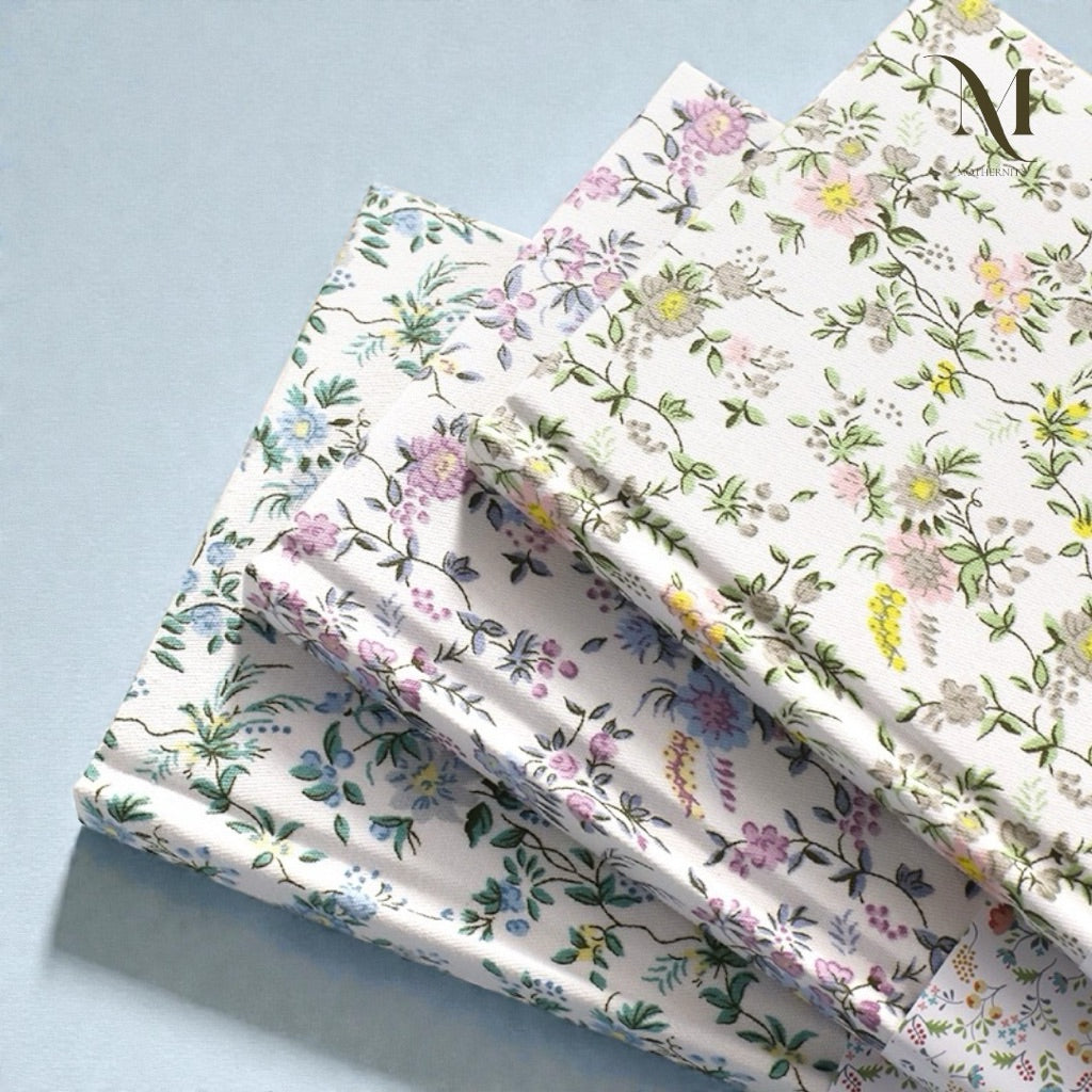 Floral Slim Softcover Notebook