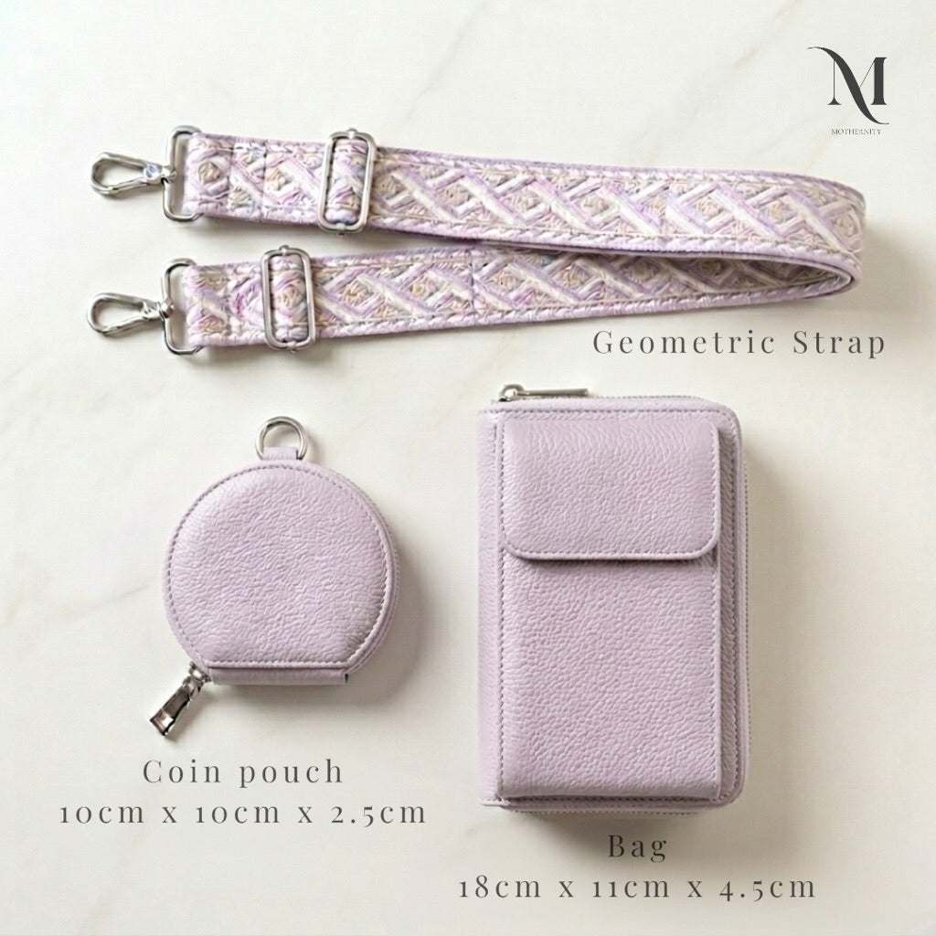 Minimalist Crossbody Phone Bag with Coin Pouch