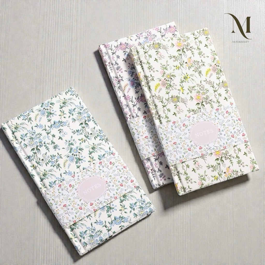 Floral Slim Softcover Notebook