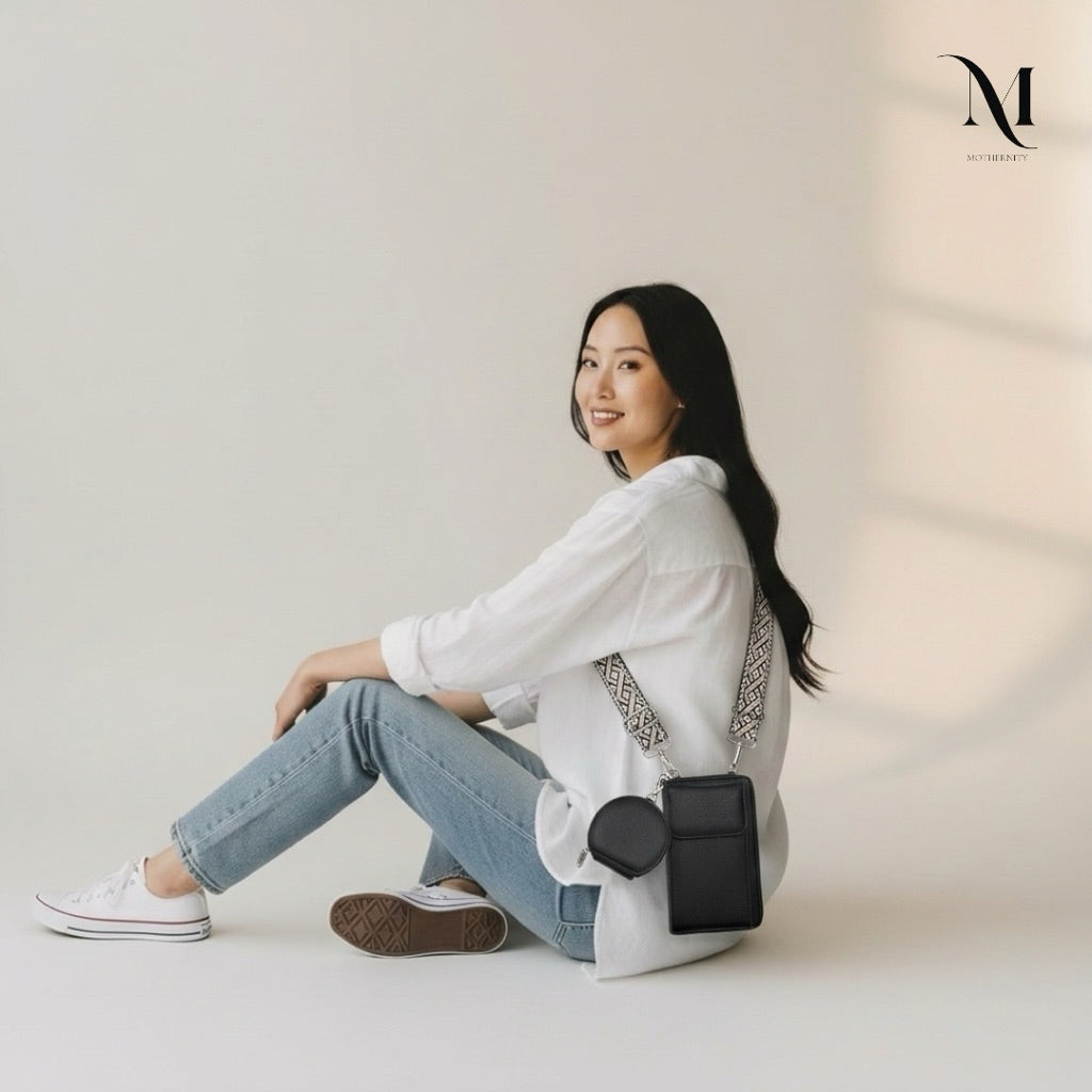 Minimalist Crossbody Phone Bag with Coin Pouch