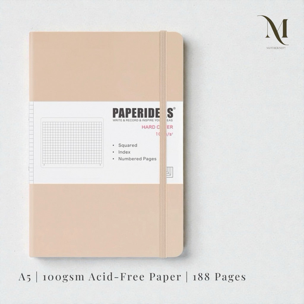 Paperideas A5 Hardcover Grid Journal