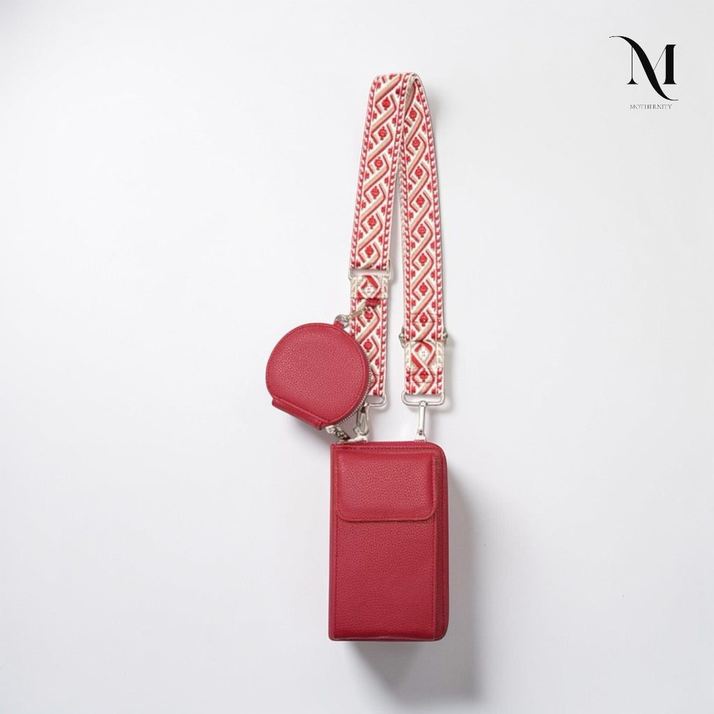 Minimalist Crossbody Phone Bag with Coin Pouch