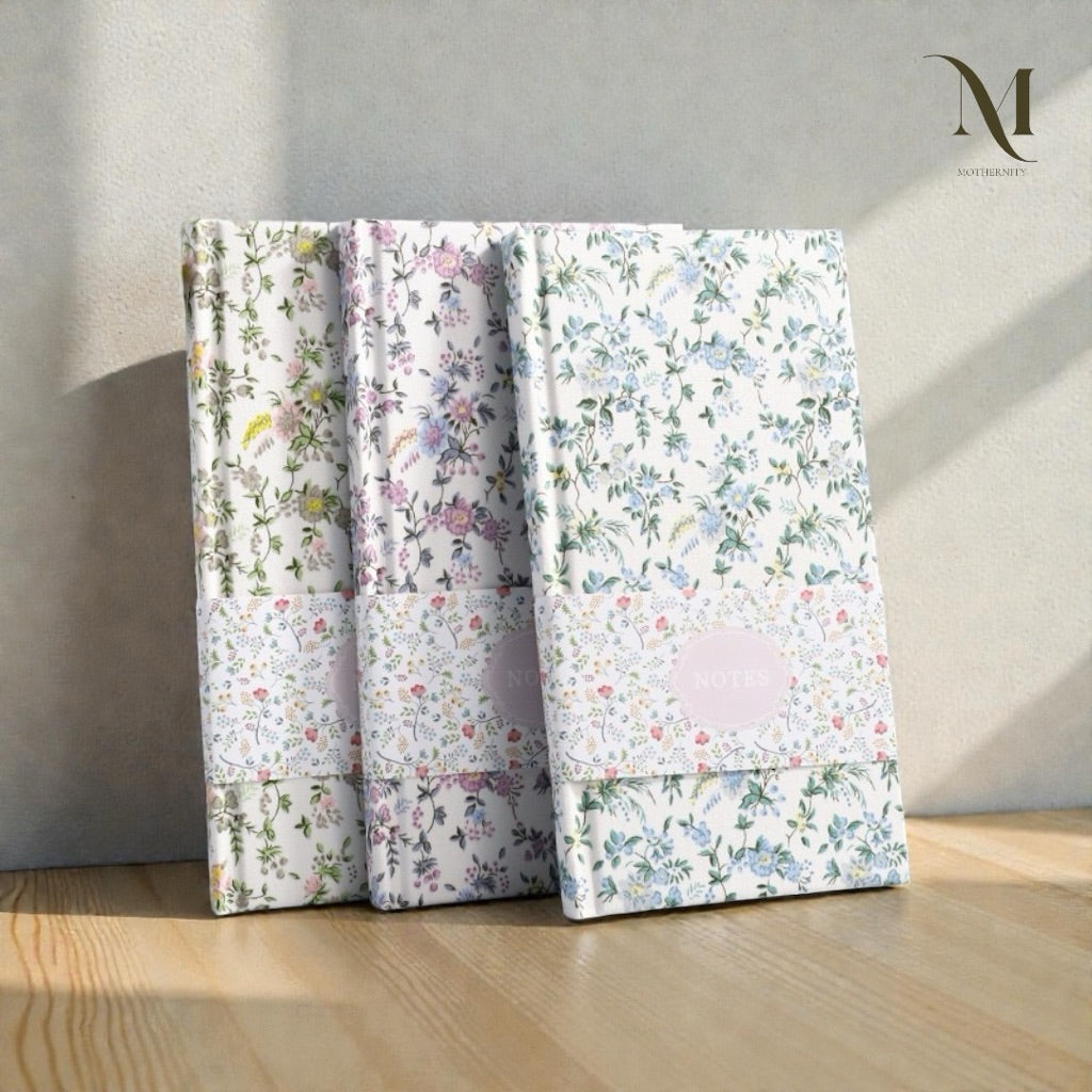 Floral Slim Softcover Notebook