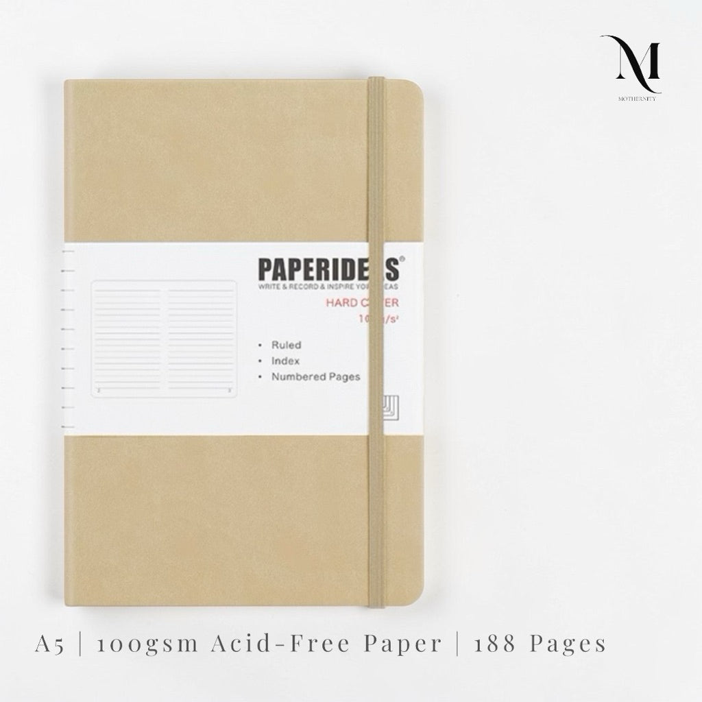 Paperideas A5 Hardcover Lined Journal Notebook