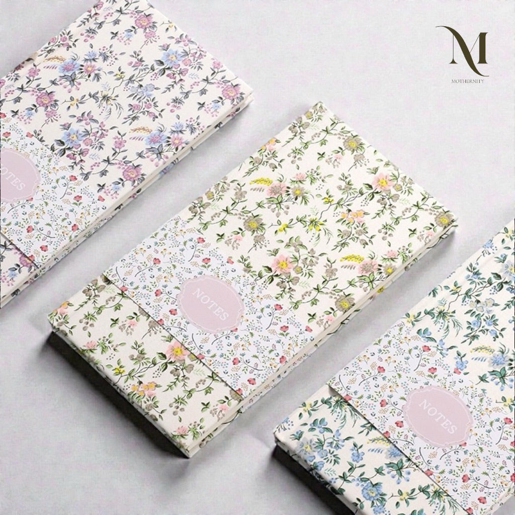 Floral Slim Softcover Notebook
