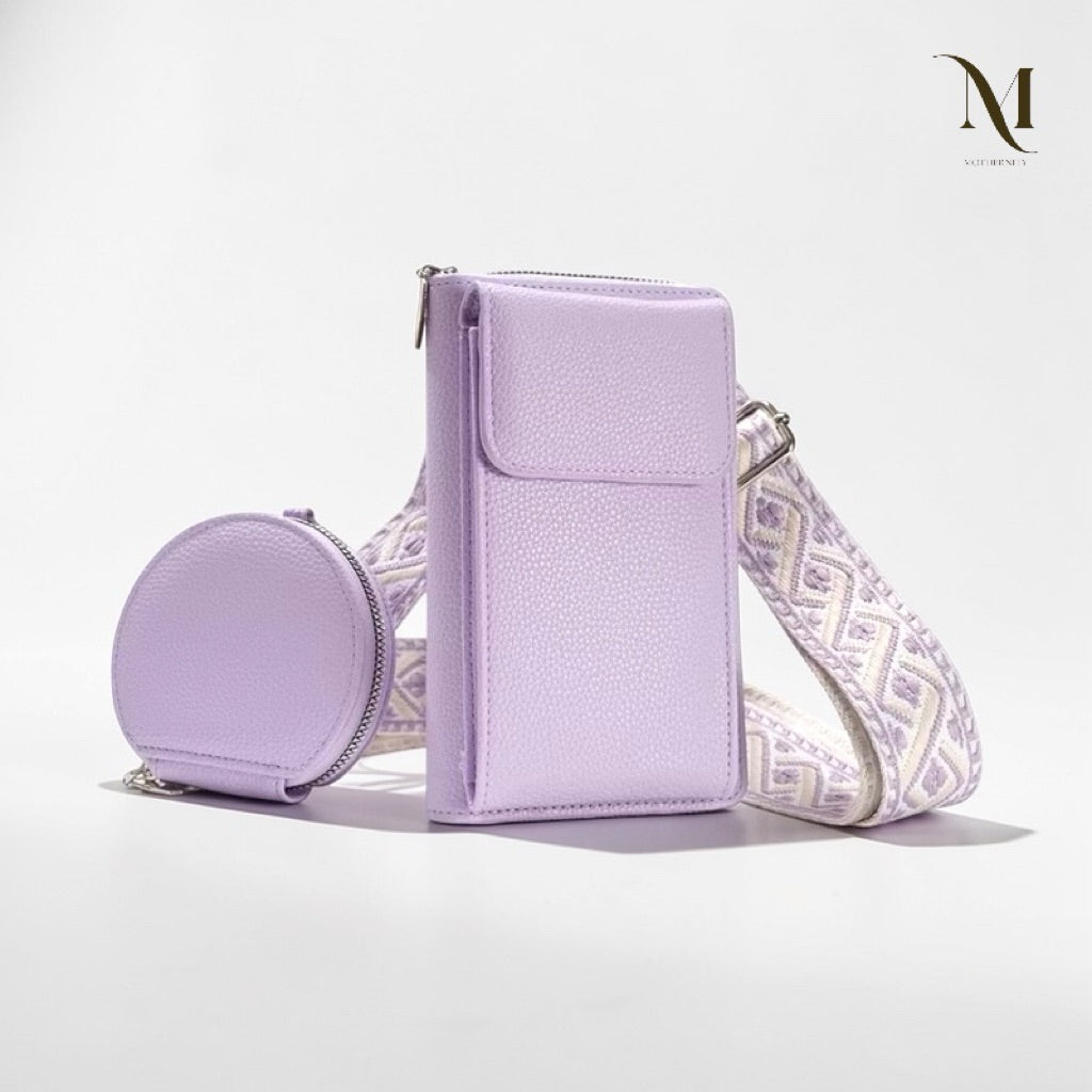 Minimalist Crossbody Phone Bag with Coin Pouch