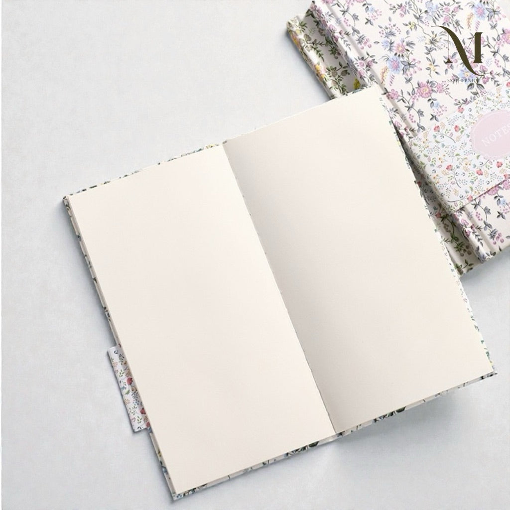 Floral Slim Softcover Notebook